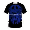 Camiseta para Hombre, Ropa Y2K, Cómics, Camiseta de Halloween, Gris