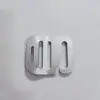 Los fabricantes de una pulgada suministran hebilla de 9 palabras de aluminio de aviación metálico para cinta de mochila hebilla de 9-6 palabras accesorios para equipaje