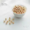 Chapado en Oro de 14K Cuentas Pequeñas Doradas Cuentas Sueltas Accesorios para Pulseras Pulsera de Cuentas Hecha a Mano DIY Materiales para Joyería de Cuentas Plateadas
