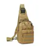 Bolsa Tática de Peito Transfronteiriça, Bolsa de Ciclismo em Tecido Oxford, Bolsa Pequena de Peito Camuflada para Esportes ao Ar Livre, Bolsa Transversal de Ombro Único para Exterior