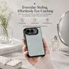 Adecuado para funda de teléfono plegable iPhone Duo, material brillante, película y soporte integrados, funda de teléfono a prueba de caídas
