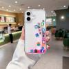Funda para iPhone 16 con purpurina y diseño de arena movediza, transparente, de PC, cobertura total, para XSMAX, para comercio exterior.