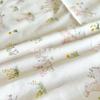 40 algodão tecido estampado digital algodão francês coelho roupa feminina roupa infantil roupa de casa para pais bolsa