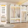 Armario de acero de estilo moderno para ropa de bebé, estable y duradero, a prueba de polvo, colgable, armario modular con almacenamiento compartimentado