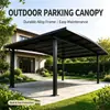 Cochera de Aleación de Aluminio Cobertizo de Estacionamiento Exterior Alta Resistencia Soporte para Patio de Villa Tamaño Personalizado Disponible Cochera