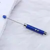Puntero de cuentas DIY multicolor, varilla láser con cuentas esmeriladas en todo el cuerpo, puntero láser, bolígrafo brotador multifuncional, linterna pequeña