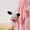 Mochila Escolar para Ensino Fundamental Fofa Grande Capacidade Proteção da Coluna Mochila Orelha de Coelho Menina Casual Bolsa de Quatro Peças