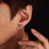 Pinzas Magnéticas para Oreja con Cabeza de Toro del Zodíaco para Hombres, Pendientes Animales de Moda Retro Tendencia, Joyería Versátil de Gama Alta al por Mayor