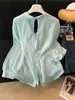 Camisa Dulce de Manga Larga Estilo Francés con Diseño de Espalda Abierta, Ropa Versátil de Protección Solar Nueva para Verano 2026