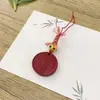 Broche Original Qianlan Esmalte Hecho a Mano Cuello Cheongsam Chino Hanfu Gradiente Borla Hebilla Broche Colgante para Bolso