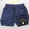 Pantalones Cortos de Doble Capa Explosivos para Hombre con Estampado 2D de Anime AliExpress, Pantalones de Entrenamiento Sueltos, Pantalones Deportivos