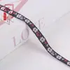 Fita jacquard floral pequena com borda de 1 cm, acessório para roupas, decoração de casa, cortinas e vários projetos DIY, G3679