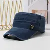 Gorra de Béisbol Casual Desgastada, Estilo Vintage, Exclusivamente para Moda Europea y Americana, Gorra de Béisbol Lavada para Hombre, Exportación Transfronteriza, Visera Plana Desgastada