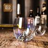 Huevera de iceberg de cristal soplado a mano, personalizada, de fábrica, colorida, volcánica, estilo japonés, galvanizada