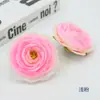 Flores de Loto Artificiales de Tela No Tejida 8cm Peonías de Doble Pétalo para Actuaciones de Danza, Coronas, Pulseras, Tocados, Arreglos Florales DIY