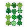 Calle transfronteriza. Pegatinas decorativas de trébol para el Día de San Patricio, pegatinas adhesivas para sobres de fiesta con temática irlandesa