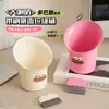 Bonito Cubo de Basura de Escritorio Mini de Aspecto Elegante para Escritorio Mesa de Comedor Dormitorio Cama Hogar Caja Pequeña de Almacenamiento de Basura