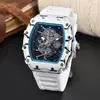 2024 Nuevo Reloj para Hombre Rm Más Vendido Cuarzo Hueco Tendencia de Moda Tipo Barril Fabricante Venta al por Mayor Dropshipping