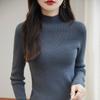 Prenda Interior de Cuello Alto de Punto para Mujer, Andy Terciopelo Ajustada Transfronteriza para Otoño e Invierno