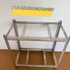 Soporte para unidad exterior de aire acondicionado, amortiguador de vibraciones, reductor de ruido, ahorrador de espacio, de doble capa, multicapa, de pie, estante apilable