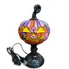 Novo produto transfronteiriço: Abóbora de vitral vintage de Halloween, luminária de mesa ambiente, artesanato em resina, ornamento criativo para decoração de casa