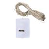 Dropshipping Transfronterizo, Luz de Batería de Botón sin Densidad, Luz de Botella, Luz de Botella de Vino, Cadena de Luces de Pastel de Flores, Caja Cuadrada Pequeña, Blanco Pequeño
