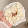 Goma para el pelo con estampado de leopardo marrón para otoño e invierno para mujer, scrunchie elegante y sofisticado para peinados de moño