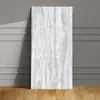 Pegatina de Pared Autoadhesiva Azulejo Imitación Madera Pegatina de Azulejo Cocina Baño Impermeable a Prueba de Humedad Sala de Estar Pared de Fondo Panel Compuesto de Aluminio Pegatina de Cocina