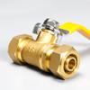 Conexión de tubería de aluminio plástico solar hebilla de cobre 1620 especificaciones completas 6 puntos accesorios para agua caliente y fría codo directo tee