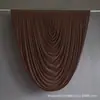 Telón de Boda de Moda con Decoración de Velos de Seda de Leche, Cabeza de Velos Semicircular, Arreglo de Escenario de Boda Estilo Coreano de Hada