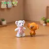 Nova Mini Boneca Micro Paisagem de Mesa DIY Acessórios de Decoração Urso de Bolso Coelho Coala Plástico Pequenos Ornamentos