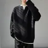 Nuevo suéter casual versátil de punto de manga larga para hombre, estilo old money de lujo ligero, falso dos piezas, cárdigan de punto para hombre