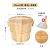 Barril para Arroz al Vapor Casero Comercial Arroz Glutinoso al Vapor Tamaño Grande Pequeño Vaporera Bambú Vaporera Barril para Arroz Pino Vaporera Madera Venta al por Mayor