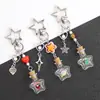 Colgante de Llave de Botella de Deseos de Estrella Transparente Creativo Transfronterizo Trébol de Cuatro Hojas Copo de Nieve Mariposa Botella a la Deriva Colgante de Bolsa