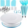 Amazon Kit de Ferramentas para Confeitaria 66 Peças Base Giratória para Bolo Kit Bico de Confeitar de Aço Inoxidável Ferramentas para Decorar Bolo
