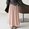 Pantalones falda de otoño e invierno para niñas 2026 nuevo dulce estilo coreano patchwork de encaje falda larga ropa infantil transfronteriza
