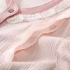 Traje Yuezi de Algodón Puro Doble Capa Hilo de Algodón Traje de Lactancia para Mujeres Embarazadas Postparto Set de Traje para Hogar de Lactancia Materna Primavera y Verano Absorbente de Sudor Transpirable