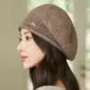 Bufanda Caliente Venta Directa de Fábrica Estilo Coreano Color Sólido para Mujer Otoño e Invierno 2025 Nueva Bufanda de Lana Tejida