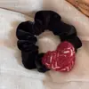 Pinza para el pelo de tela a cuadros rojos de Año Nuevo, pinza lateral para flequillo con un toque de alta gama, pinza para el pelo liso, accesorio para el pelo