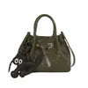 Mini bolso tipo cubo tejido con patrón francés transfronterizo con diseño de hebilla de cinturón, bolso de mano de nicho, bolso cruzado, bolso de mano para el día a día