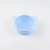 Conjunto de Louça Infantil Desenho Animado Transfronteiriço Silicone Grau Alimentício para Comida de Bebê Tigela de Comida Prato de Comer para Bebê com Ventosa Antiderrapante