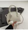 Bolso Casual Retro Pequeño para Mujer 2025 Nuevo Bolso Satchel de Moda, Bolso Balde Versátil Estilo Extranjero para Viajero, Bolso Cruzado con Textura