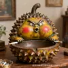 Cenicero de Resina Personalizado Divertido e Interesante con Forma de Fruta Durian, Adornos para Escritorio de Oficina en Casa, Cenicero Creativo, Personalización