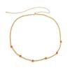 Cadena de cintura tejida con cuentas coloridas de estilo bohemio para mujer, estilo vacacional transfronterizo europeo y americano, con margaritas y flores.
