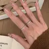 Livro Vermelho Explosões Super Flash Broca Olho de Cavalo Anel com Fio Puxado Mulheres Inteligentes Escultura Cool Moda Exquisito Anel