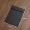 Carpeta A4 Personalizada Suministros para Hotel Tapete de Conferencia de Cuero Clip para Pizarra Magnética Bloc de Notas Pizarra Magnética para Escribir Posavasos