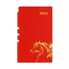 Caja de Regalo para Portátil en Stock Set A6 Cuaderno Rayado Regalo de Oficina Cuaderno del Año del Caballo 2026 Souvenir