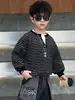 Sudadera con Felpa para Niños Otoño e Invierno Estilosa Ropa Coreana para Niños 2026 Nueva Moda Versátil para Bebés Capa Base