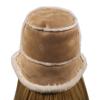 Nuevo Estilo Gorra de Tubo Gorra de Lavabo Gorra de Pescador Unisex Cálida Piel Sintética Una Exterior Montar Engrosada Cálida Pareja