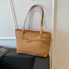 Bolso de Mano Grande de Estilo Coreano Transfronterizo para Mujer 2025 Nuevo Bolso Tote Sencillo Bolso de Hombro para el Trabajo a la Moda para Mujer